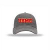 USMC 3D Embroidered Patch Soft Mesh Trucker - GREY/WHITE