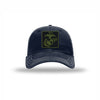 OD Green & Black EGA PVC Patch Soft Mesh Trucker - NAVY/WHITE