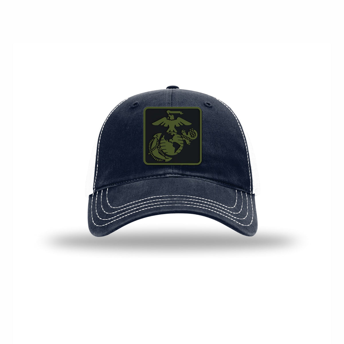 OD Green & Black EGA — NAVY/WHITE