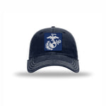 Navy & Silver EGA — NAVY/WHITE