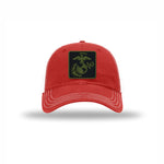 OD Green & Black EGA — RED/WHITE