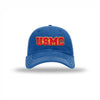 USMC 3D Embroidered Patch Soft Mesh Trucker - ROYAL/WHITE