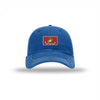 USMC Flag Flexstyle Patch Soft Mesh Trucker - ROYAL/WHITE