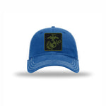 OD Green & Black EGA — ROYAL/WHITE