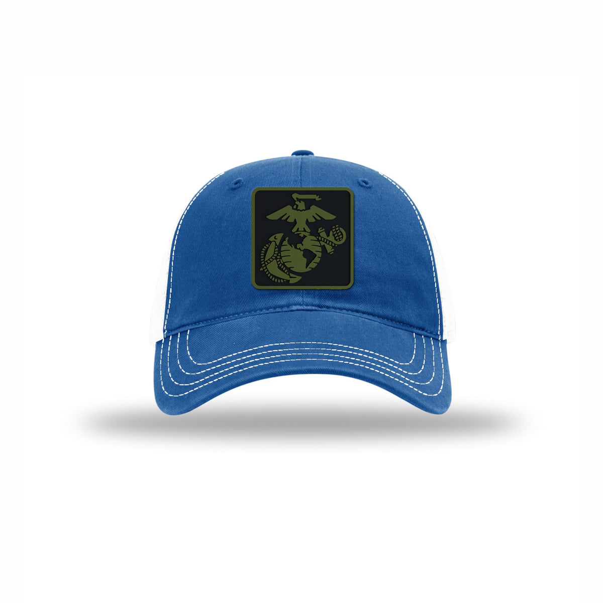 OD Green & Black EGA — ROYAL/WHITE