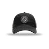 Earned Never Given Carbon Fiber Patch Soft Mesh Trucker - BLACK/CHARCOAL