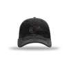 Eagle Globe & Anchor Carbon Fiber Patch Soft Mesh Trucker - BLACK/WHITE