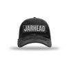 Jarhead Carbon Fiber Patch Soft Mesh Trucker - BLACK/WHITE