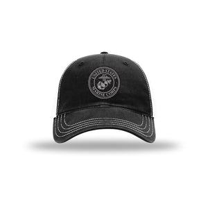 USMC Seal Carbon Fiber Patch Soft Mesh Trucker