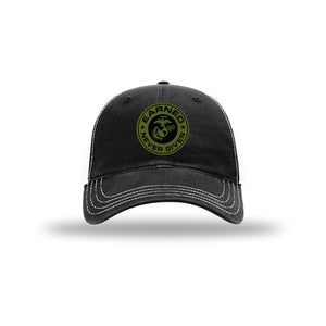 Earned Never Given OD Green Patch Soft Mesh Trucker