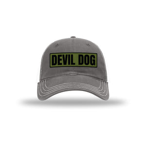 Jarhead OD Green Patch Soft Mesh Trucker - Leatherneck For Life