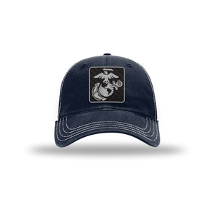 EGA Square Carbon Fiber Patch Soft Mesh Trucker