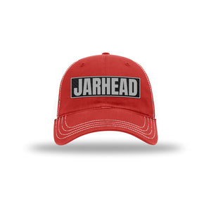 Jarhead Carbon Fiber Patch Soft Mesh Trucker - Leatherneck For Life