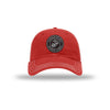 USMC Seal Carbon Fiber Patch Soft Mesh Trucker - RED/WHITE
