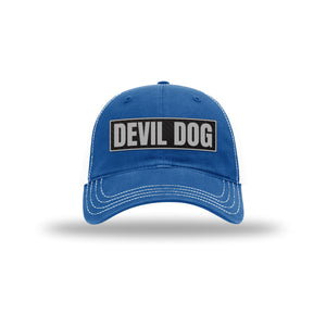 Devil Dog Carbon Fiber Patch Soft Mesh Trucker