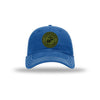 USMC Seal OD Green Patch Soft Mesh Trucker - ROYAL/WHITE