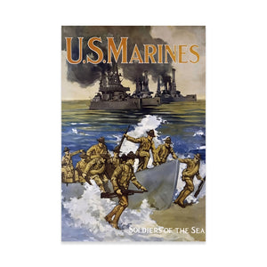 U.S. Marines Soldiers Of The Sea - Poster