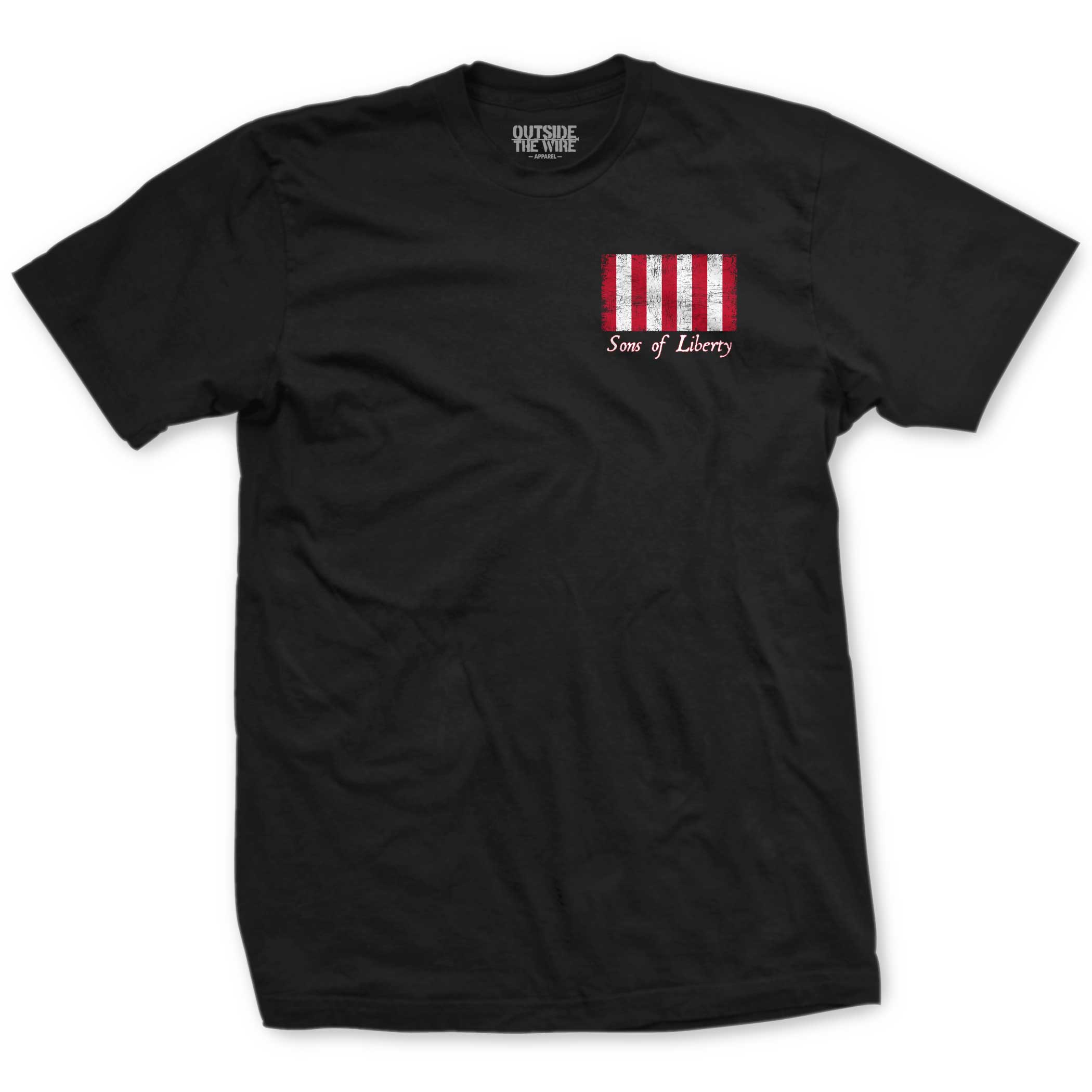 OTW Sons of Liberty Flag Rebellious Stripes T Shirt