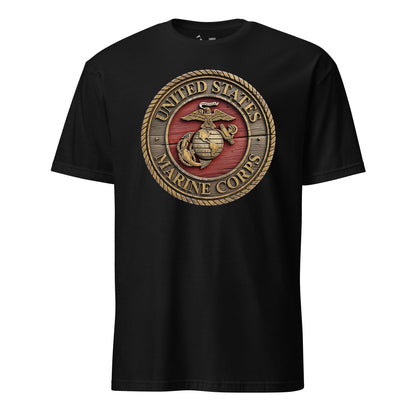 Wooden USMC Seal T-Shirt