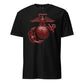 Matte Red Eagle Globe & Anchor T-Shirt