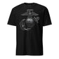 Matte Black Eagle Globe & Anchor T-Shirt