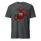 Matte Red Eagle Globe & Anchor T-Shirt