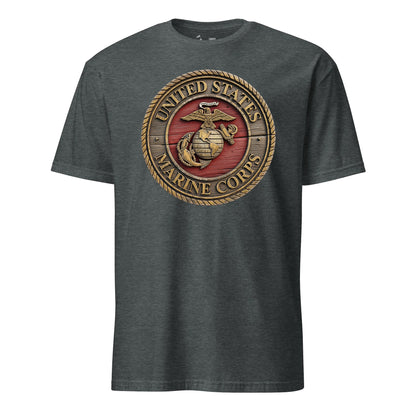 Wooden USMC Seal T-Shirt
