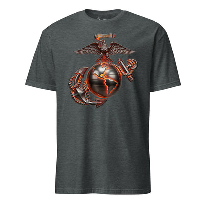 Molten Steel Eagle Globe & Anchor T-Shirt