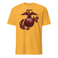Matte Red Eagle Globe & Anchor T-Shirt