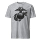 Matte Black Eagle Globe & Anchor T-Shirt