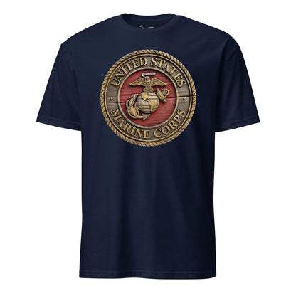 Wooden USMC Seal T-Shirt