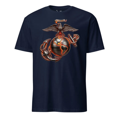Molten Steel Eagle Globe & Anchor T-Shirt