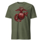 Matte Red Eagle Globe & Anchor T-Shirt