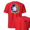 HMH-461 Heavy Helicopter Squadron Front & Back T-Shirt - RED