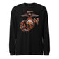 Molten Steel Eagle Globe & Anchor Long Sleeve T-Shirt