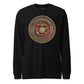 Wooden USMC Seal Long Sleeve T-Shirt