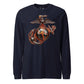 Molten Steel Eagle Globe & Anchor Long Sleeve T-Shirt