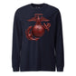 Matte Red Eagle Globe & Anchor Long Sleeve T-Shirt