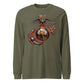 Molten Steel Eagle Globe & Anchor Long Sleeve T-Shirt