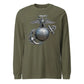 Riveted Steel Eagle Globe & Anchor Long Sleeve T-Shirt
