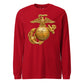 Matte Gold Eagle Globe & Anchor Long Sleeve T-Shirt