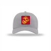 Scarlet & Gold EGA PVC Patch Structured Hat - GREY