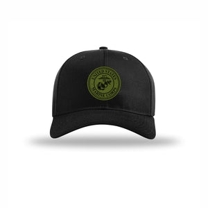 USMC Seal OD Green Patch Structured Hat