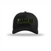 Jarhead OD Green Patch Structured Hat - BLACK