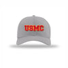 USMC 3D Embroidered Patch Structured Hat - GREY