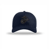 Eagle Globe & Anchor Carbon Fiber Patch Structured Hat - NAVY