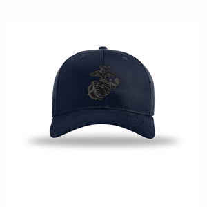 Eagle Globe & Anchor Carbon Fiber Patch Structured Hat