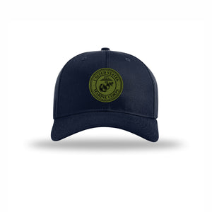 USMC Seal OD Green Patch Structured Hat - Leatherneck For Life