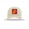 Scarlet & Gold EGA PVC Patch Structured Hat - STONE
