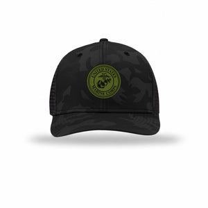 USMC Seal OD Green Patch Camo Structured Trucker